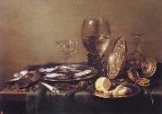 Willem Claesz Heda Style life oil on canvas